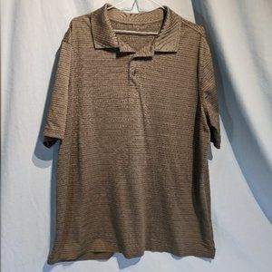 Men’s Tan Dress Shirt Large EUC!